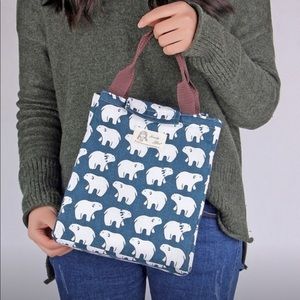 🌺 Polar Bear Insulated Lunch Bag
